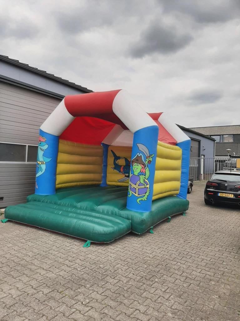 Springkussen te huur 5x4 m, Hobby en Vrije tijd, Ophalen of Verzenden, Zo goed als nieuw, Overige