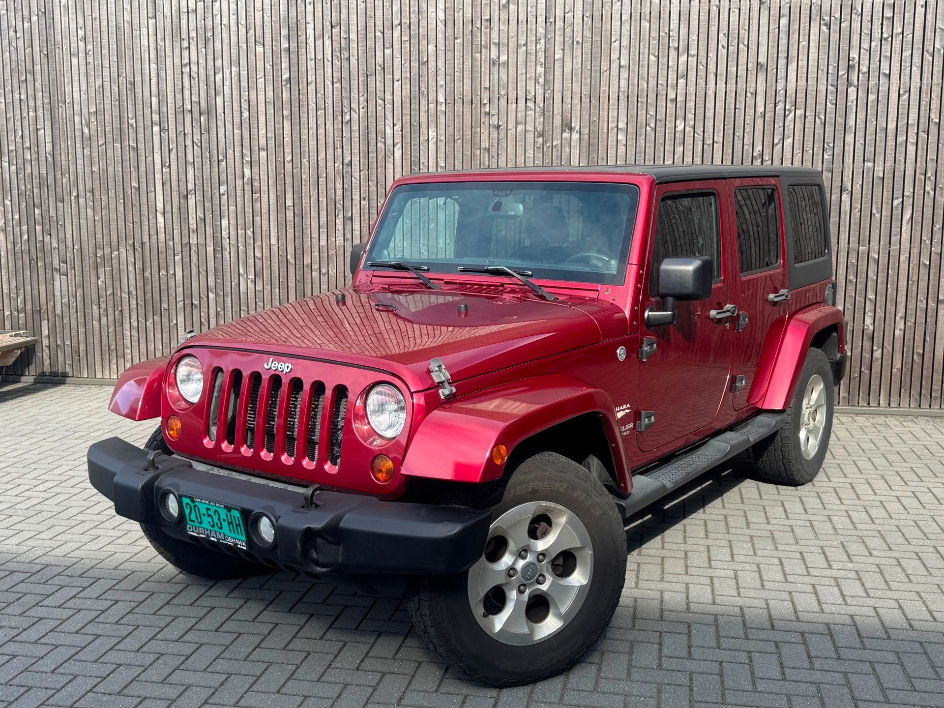 Jeep Wrangler Unlimited 3.6 Sahara 2013 Automaat Airco, Auto's, Automaat, Stof, Gebruikt, Zwart