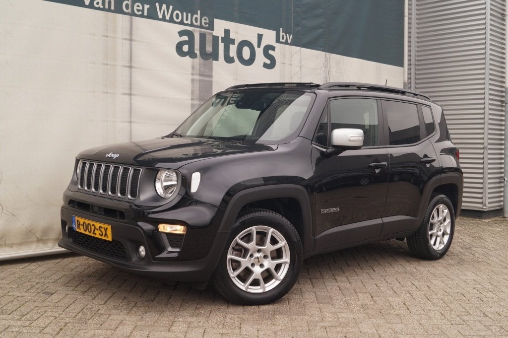 Jeep Renegade 4xe 240 PHEV Hybrid 4WD Limited -PANO-CAM-, Auto's, Automaat, Dealer onderhouden, Stof, Gebruikt