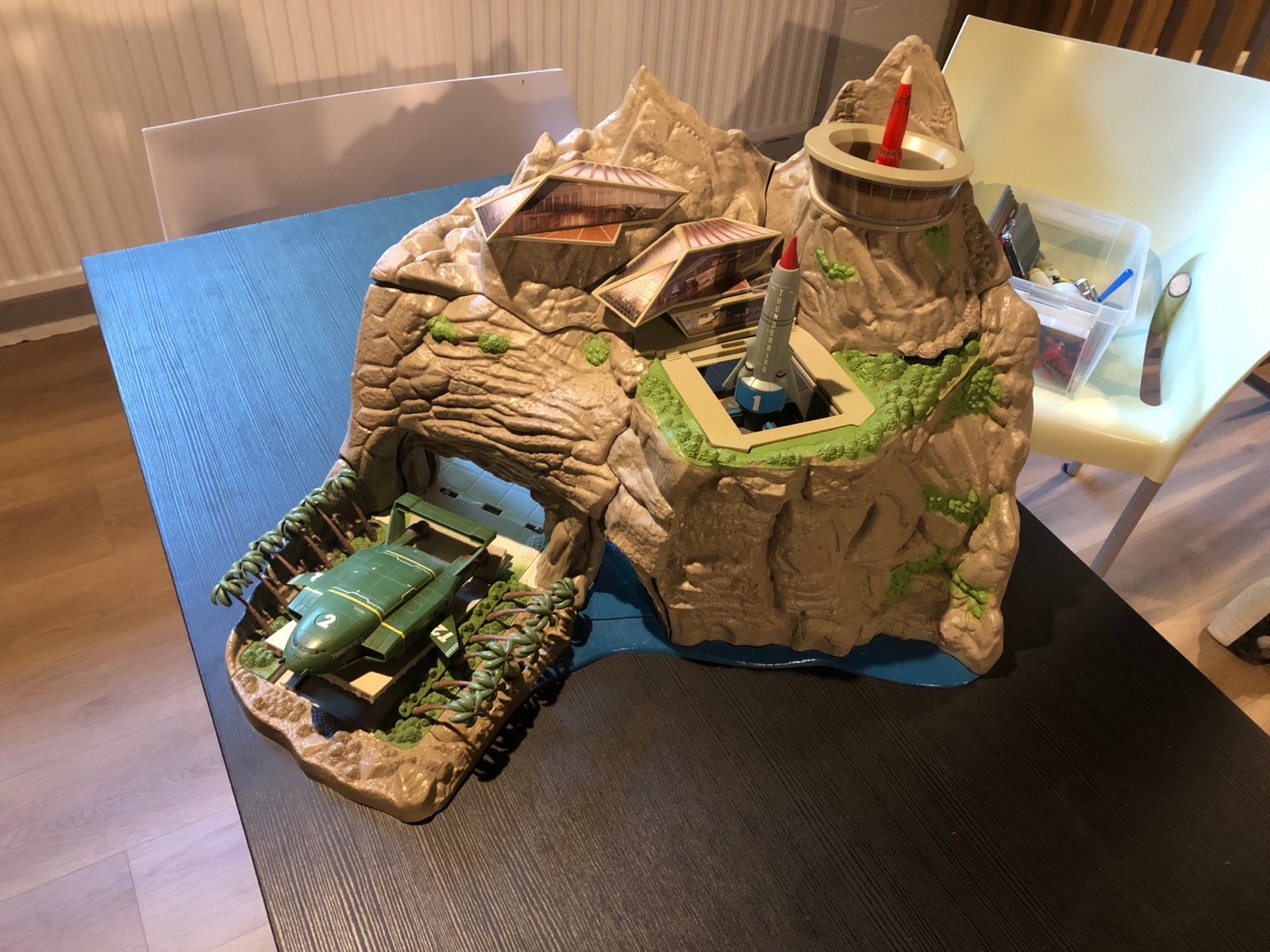 Thunderbirds Tracy Island Speelset met Voertuigen, Ophalen of Verzenden, Gebruikt