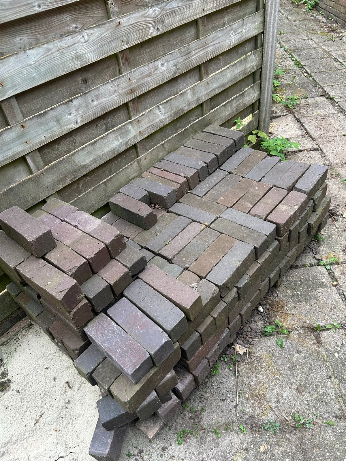 klinkers voor tuin of oprit, Ophalen, Gebruikt, Klinkers, 5 tot 10 m²