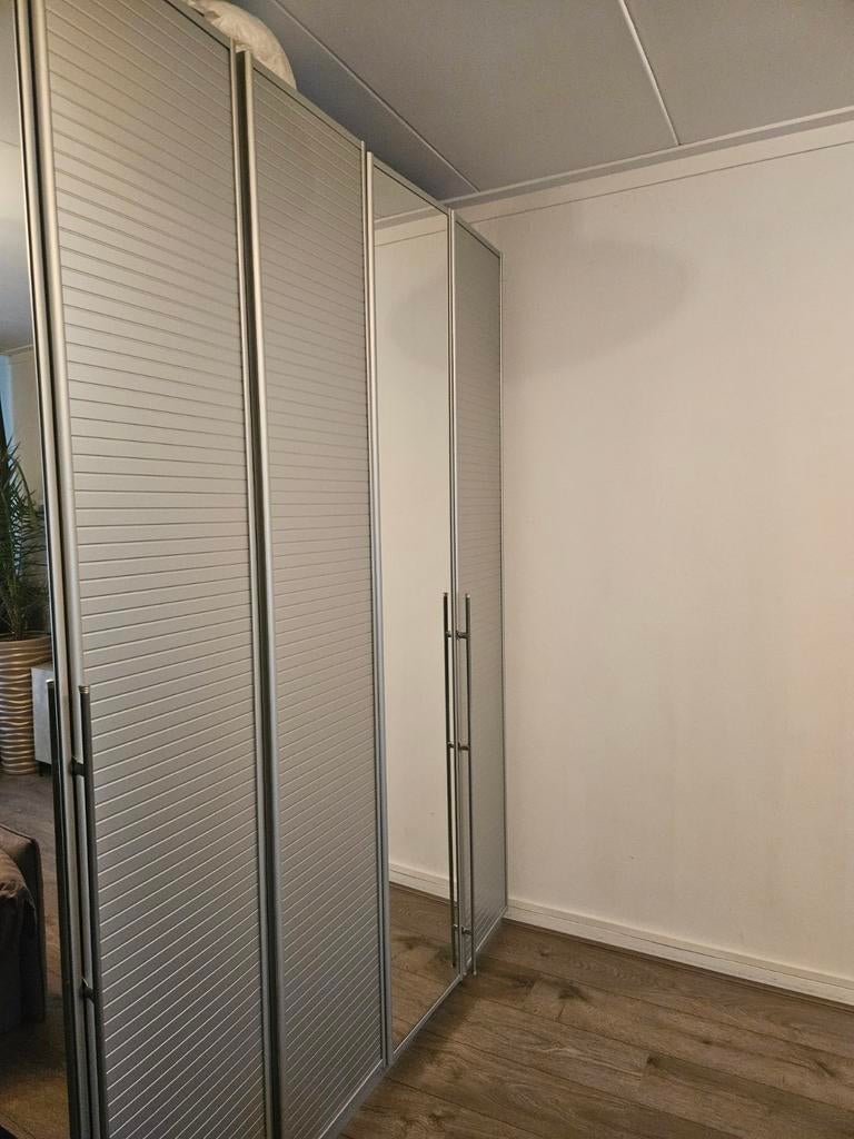 kledingkasten, Huis en Inrichting, Ophalen, Gebruikt, 100 tot 150 cm, Met plank(en)