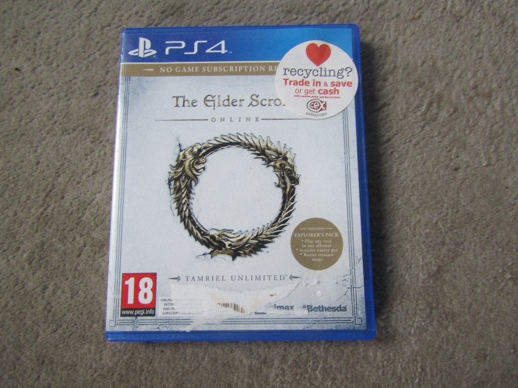 Playstation 4 spel: The elder scrolls, Spelcomputers en Games, Games | Sony PlayStation 4, Avontuur en Actie, Gebruikt, Vanaf 18 jaar