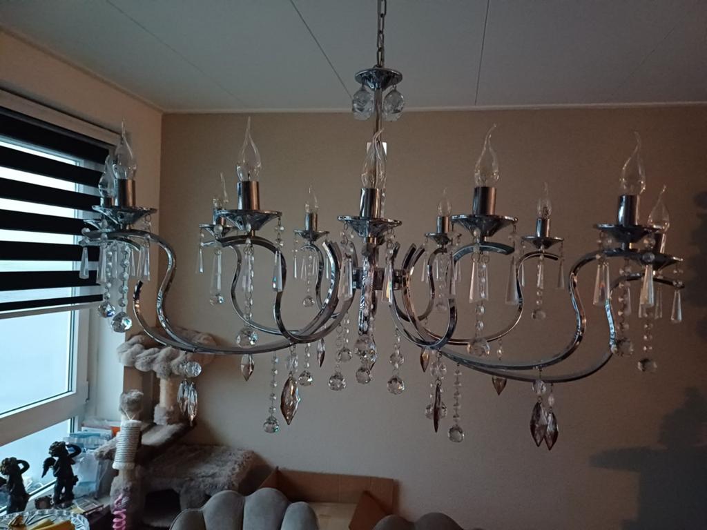 Mooie kroonluchter uit een rookvrij huis, Ophalen of Verzenden, Zo goed als nieuw