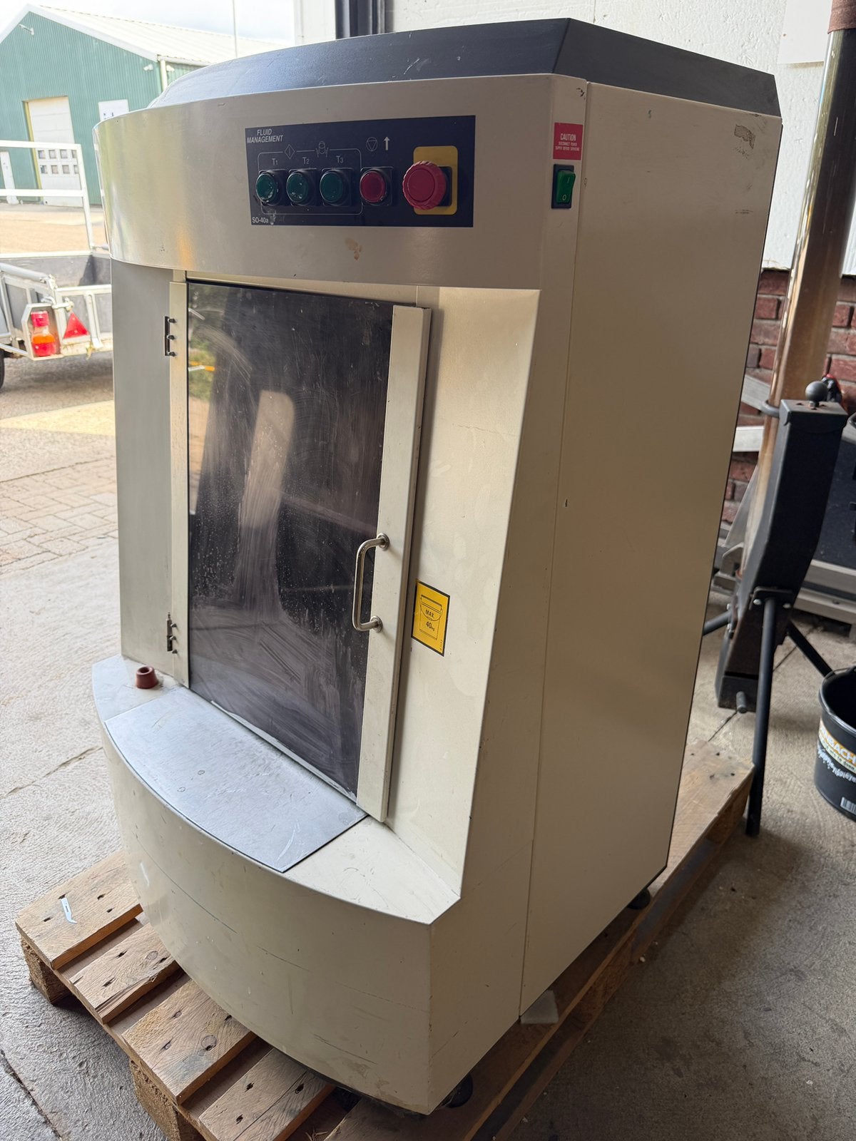 Fast & Fluid SO-40a Verfmengmachine / Verfschudder 40kg, Ophalen
