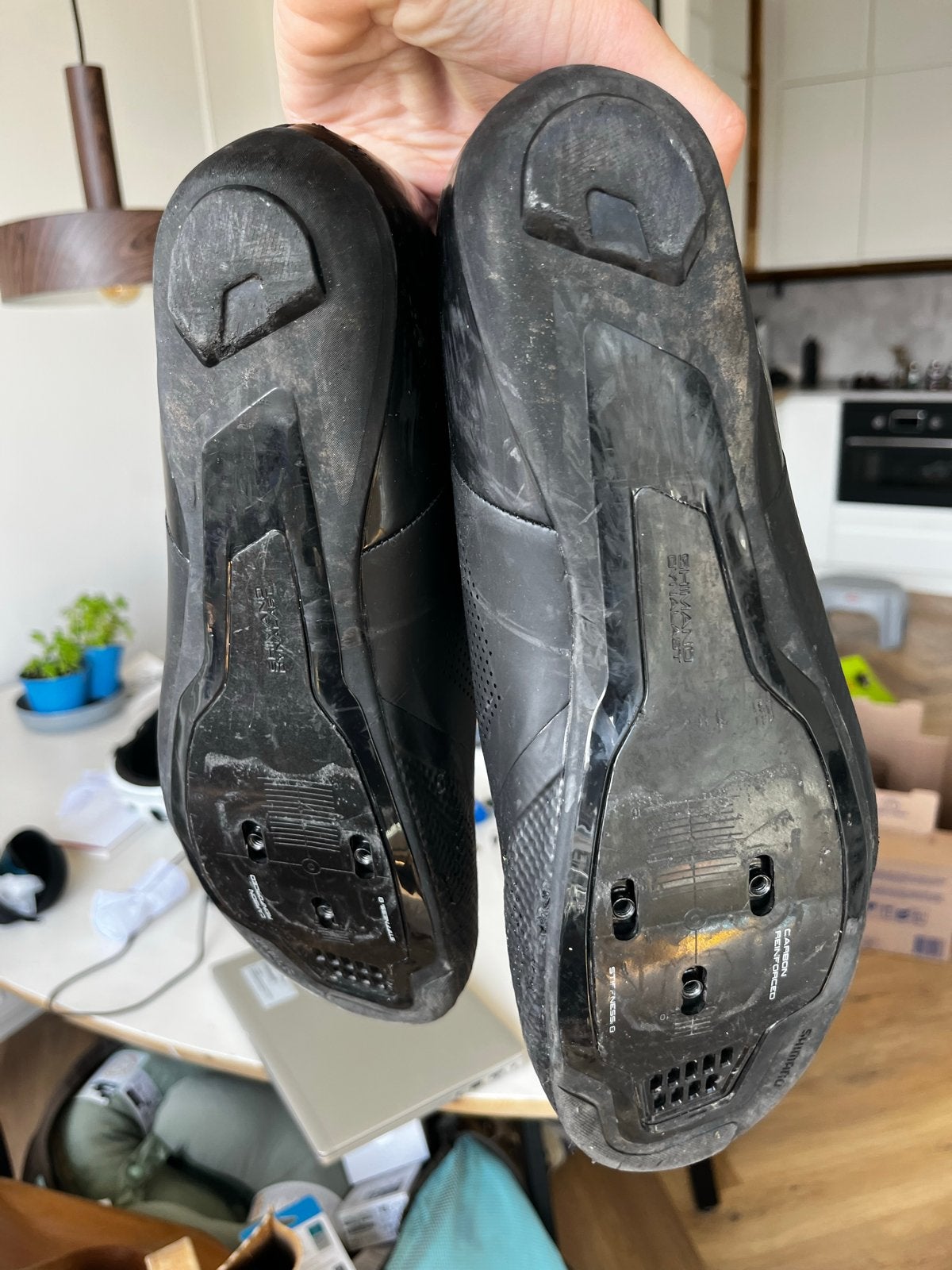 Shimano fietsschoenen maat 47, Fietsen en Brommers, Fietsaccessoires | Fietskleding, Gebruikt, Heren, Schoenen, Overige maten