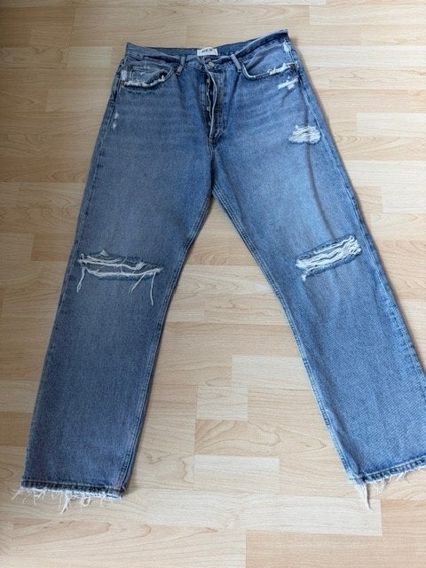 Agolde - Blauwe 90’s Pinch Waist jeans maat 30, Blauw, Ophalen of Verzenden, Zo goed als nieuw, W30 - W32 (confectie 38/40)