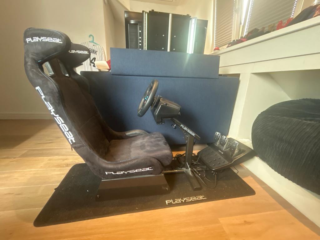 Playseat racestoel met stuur en pedalen, Ophalen, Gebruikt
