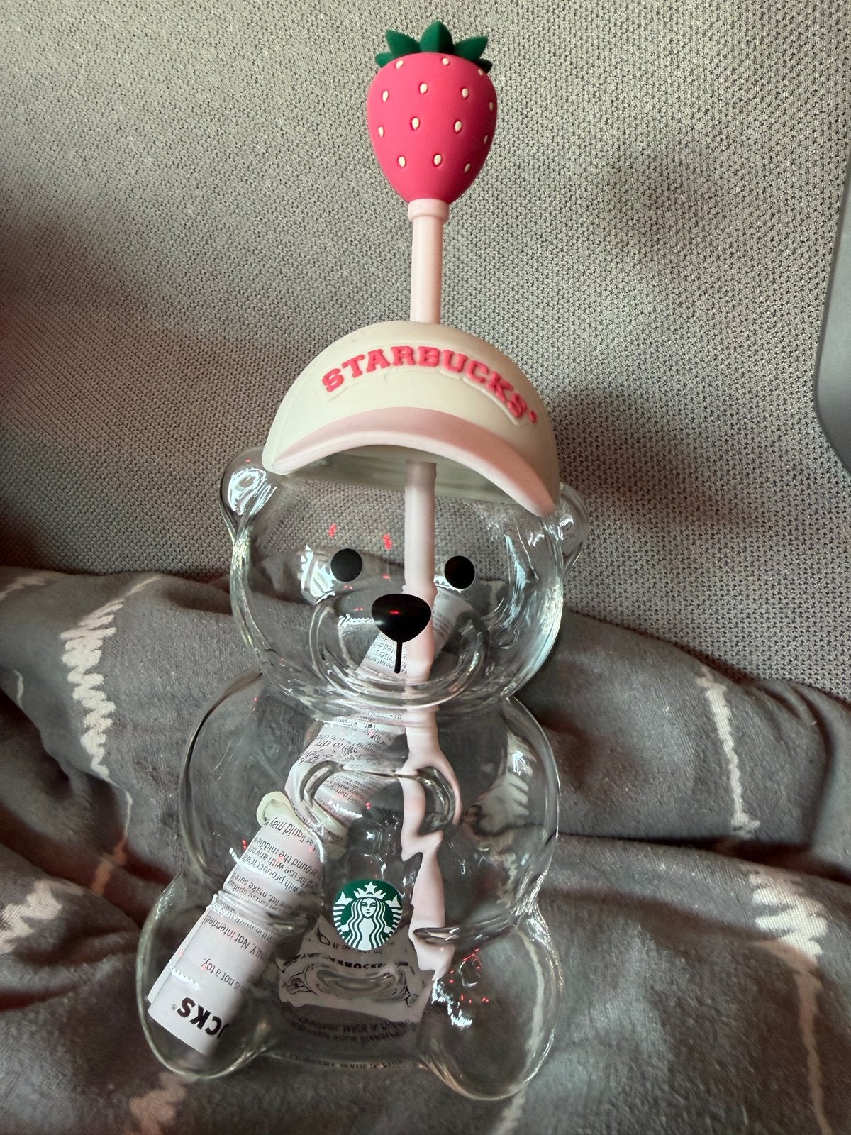 Starbucks Barista Beker Limited Edition met Aardbei Rietje, Ophalen, Nieuw, Meerkleurig, Kunststof