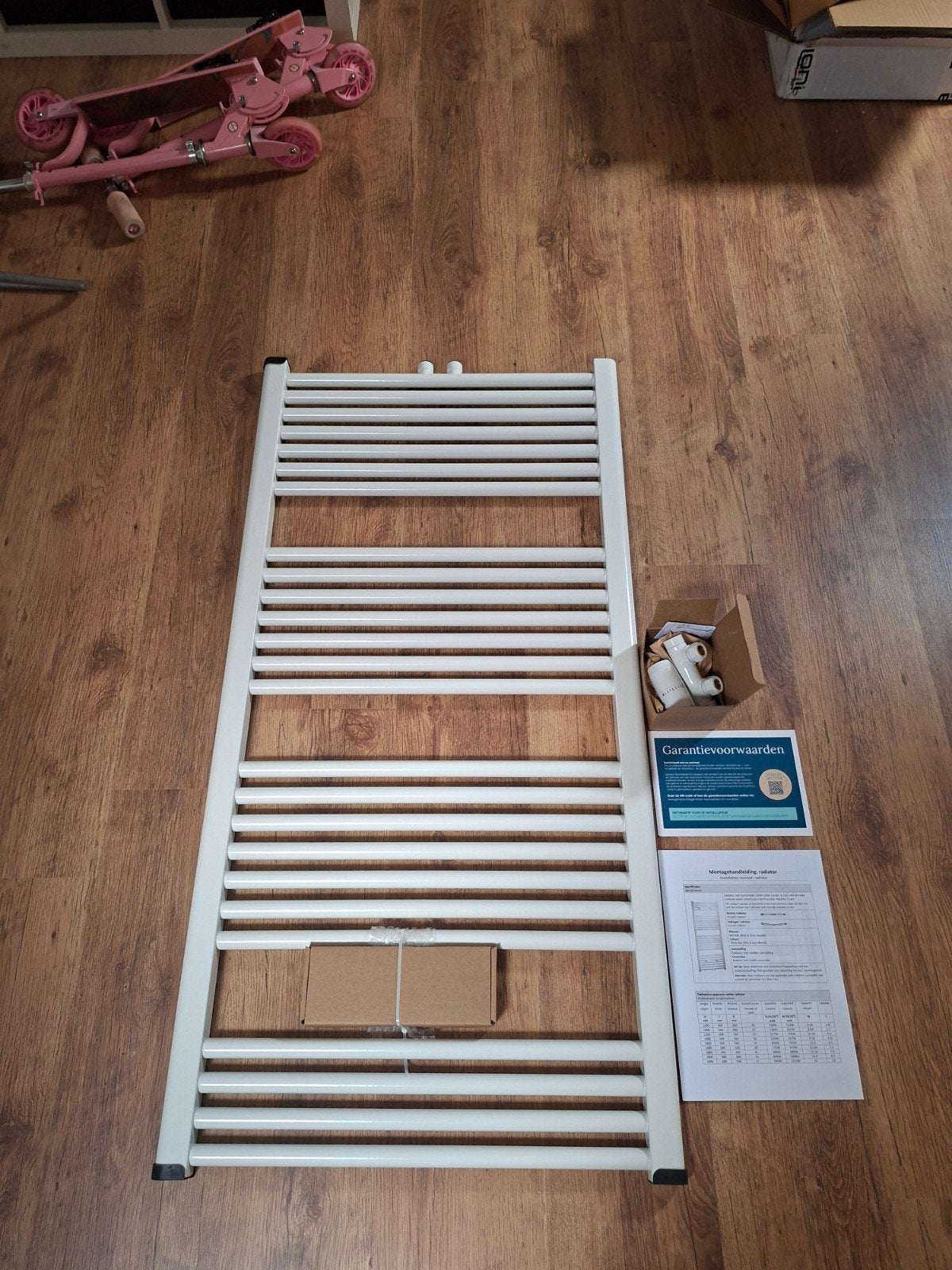Nieuwe handdoekradiator - ongebruikt en compleet, Ophalen, Radiator, Nieuw, Minder dan 60 cm