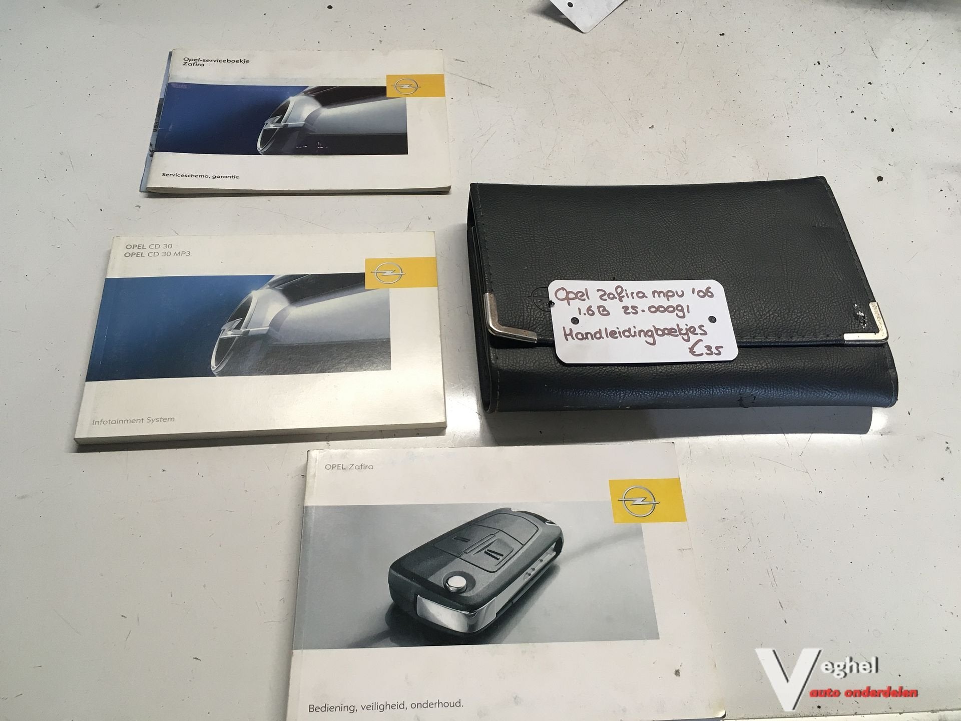 Opel Zafira 1.6 B 2006 2500091   Instructieboekjes, Ophalen of Verzenden