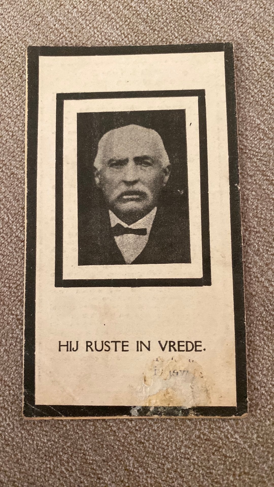 JW Buskens 1845 Someren 1923, Ophalen of Verzenden