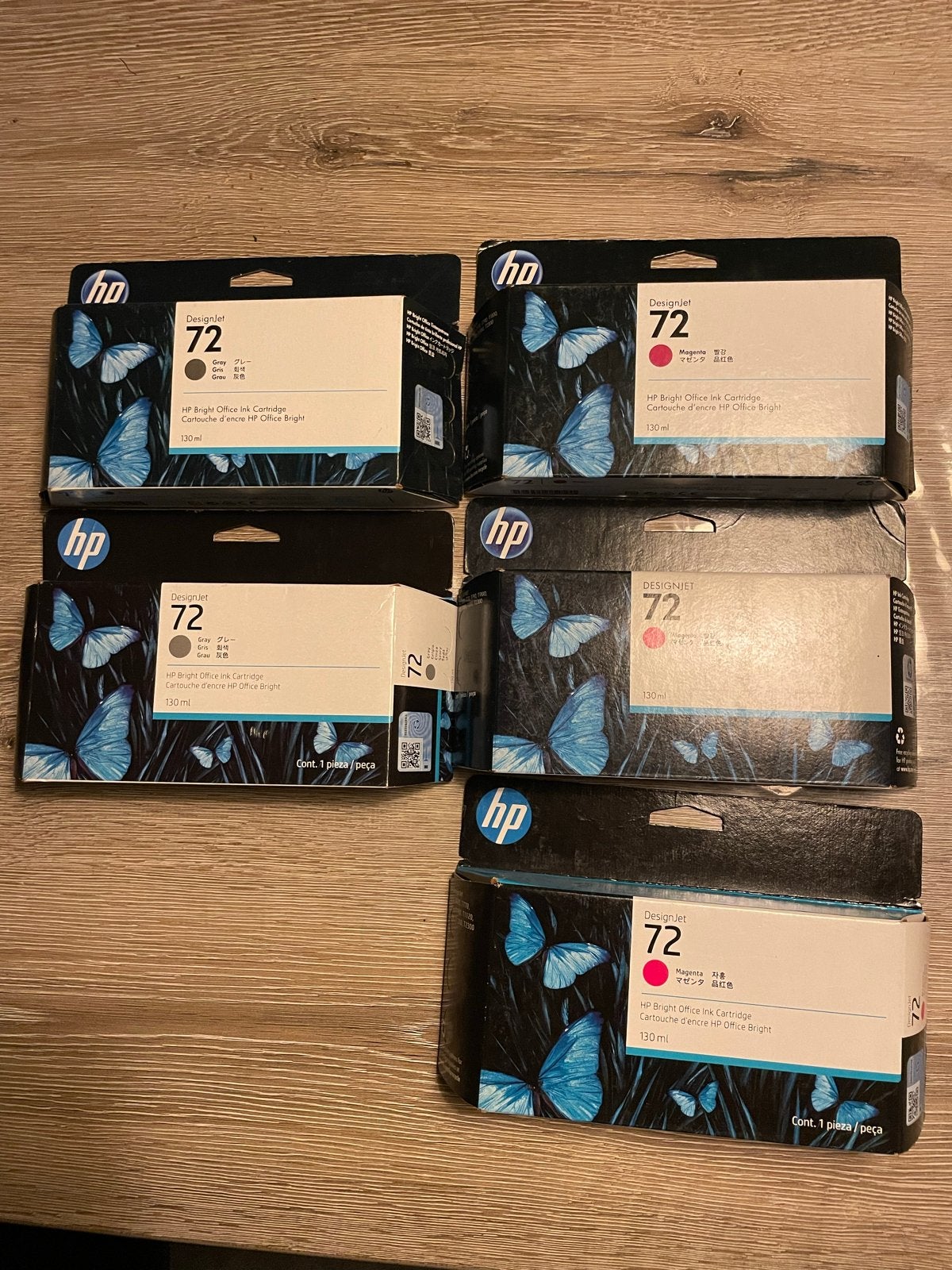 HP DesignJet 72 Inktcartridges - Diverse Kleuren, Ophalen of Verzenden, Nieuw, Cartridge