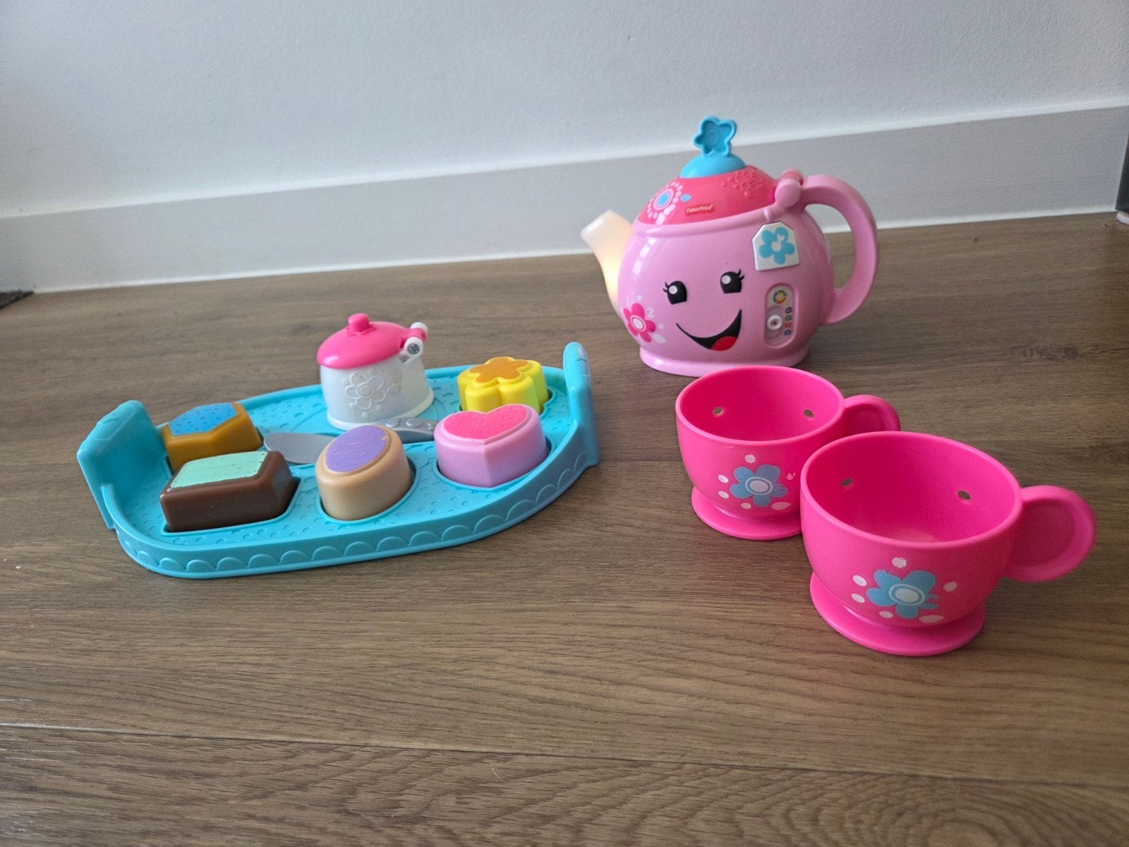 Fisher-Price theepotje met lekkernijen, Ophalen, Gebruikt, Overige typen, Met licht