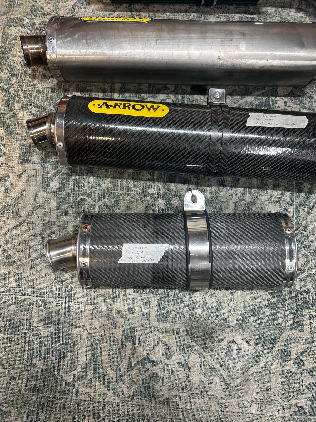 Carbon demper (Laser), Motoren, Ophalen of Verzenden, Gebruikt