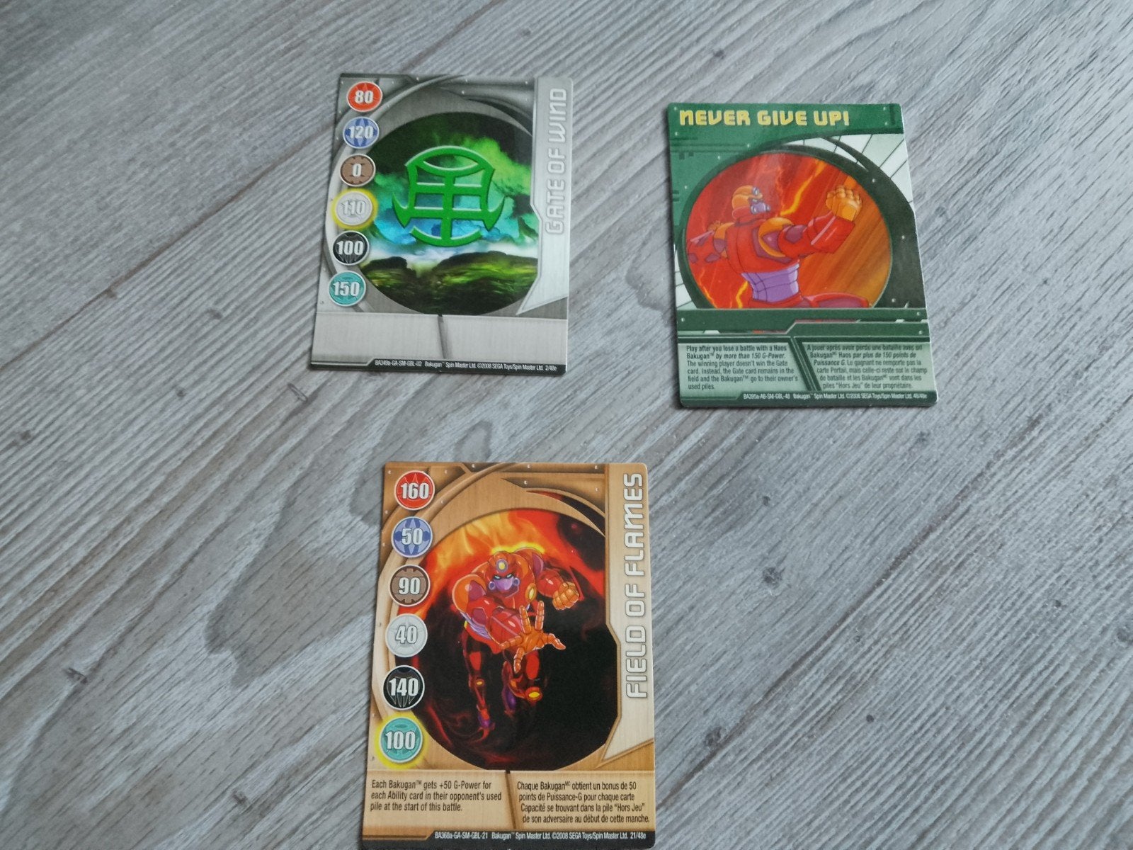 Bakugan verzamel kaart 2008 nieuwstaat, Ophalen of Verzenden, Zo goed als nieuw