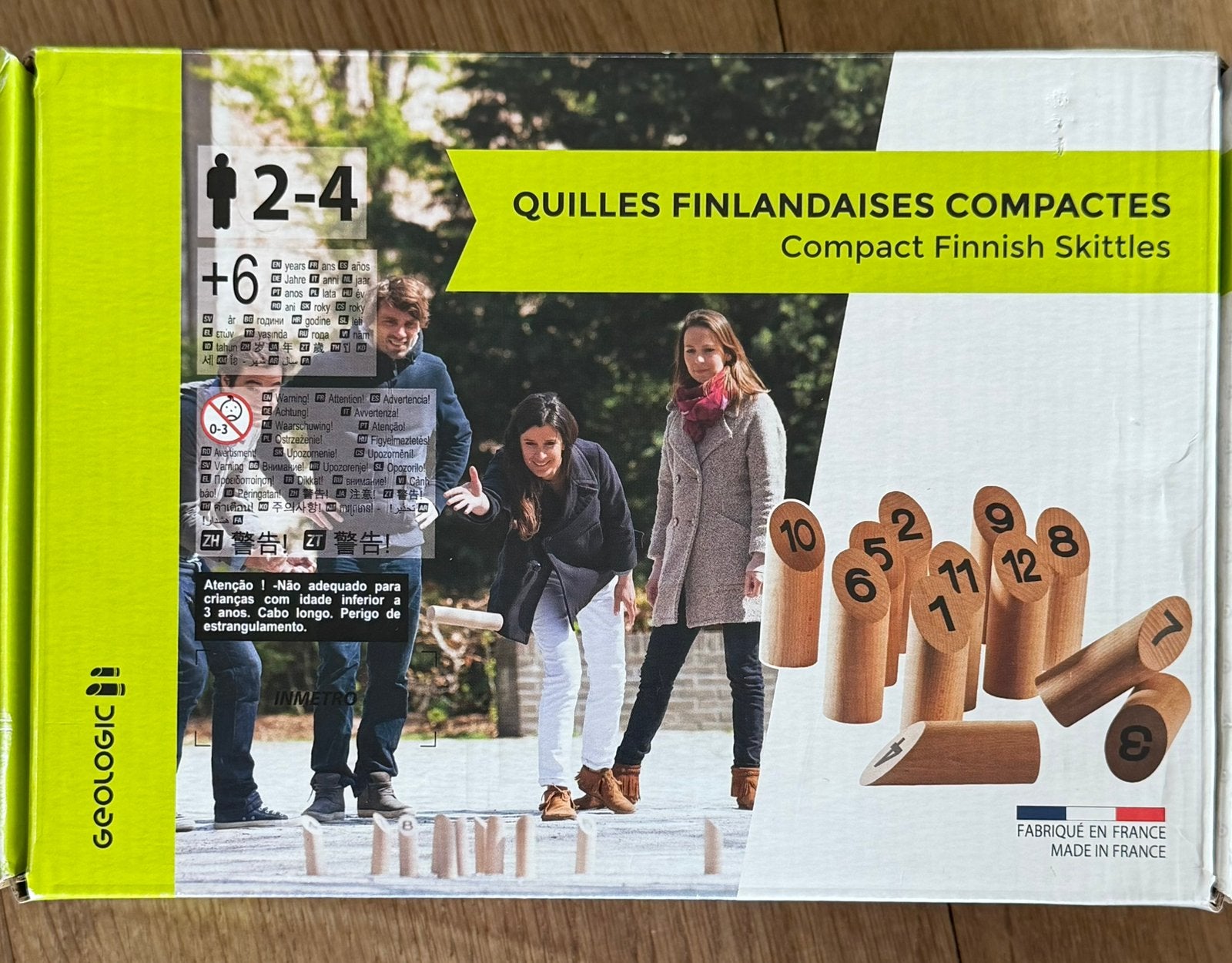 Geologic Compact Finse Kegels - Skittles Spel, Ophalen, Gebruikt, Jongen of Meisje