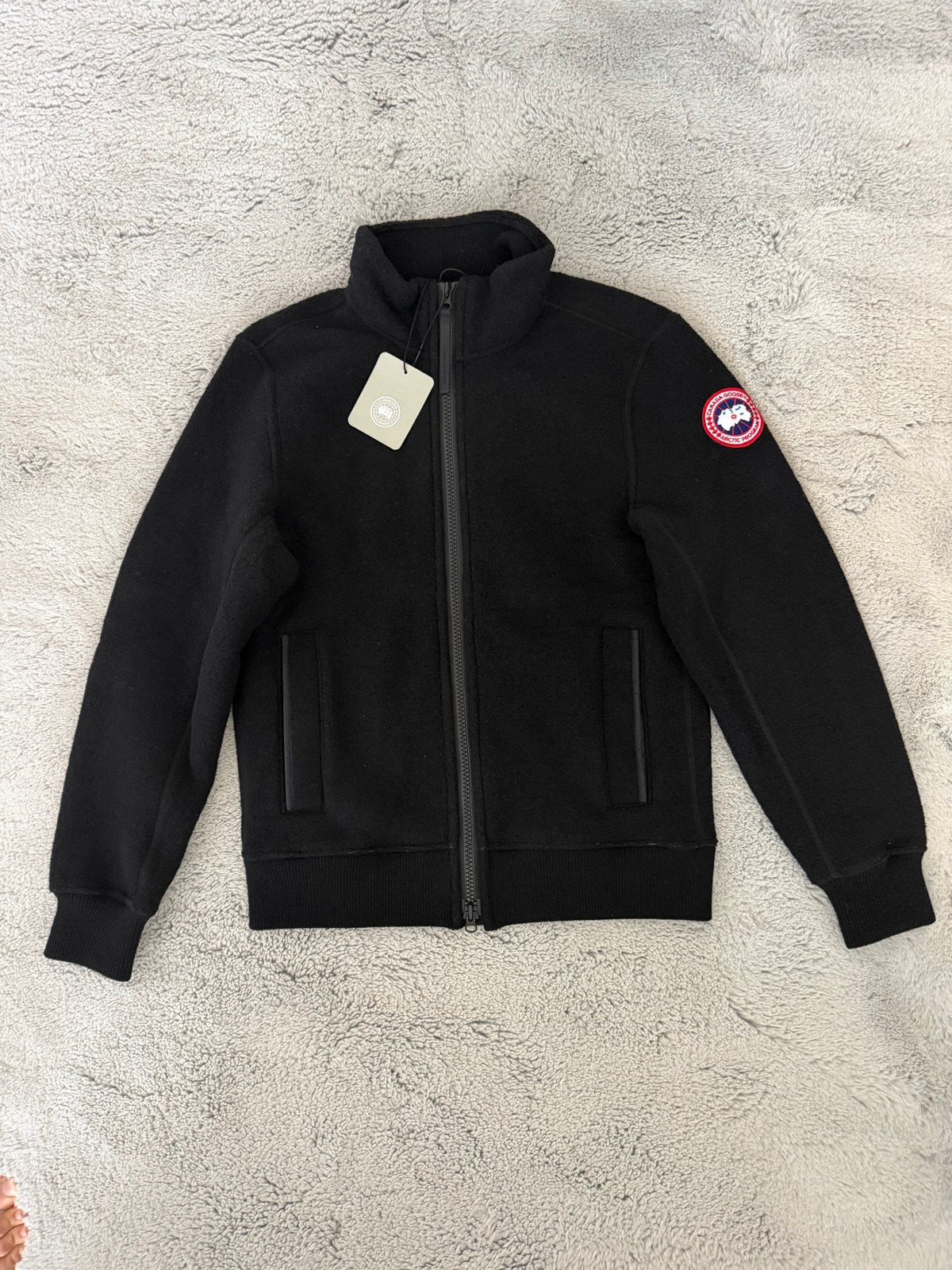 Canada Goose Lawson Fleece Jas Maat S - Nieuw met labels, Ophalen of Verzenden, Nieuw, Maat 46 (S) of kleiner, Zwart