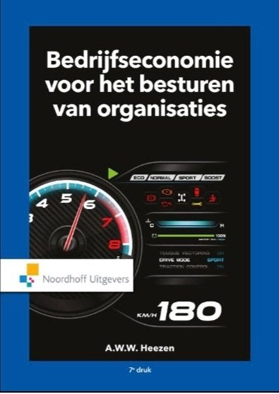 Bedrijfseconomie voor het besturen van organisaties, Zo goed als nieuw, A.W.W. Heezen, Beta, HBO