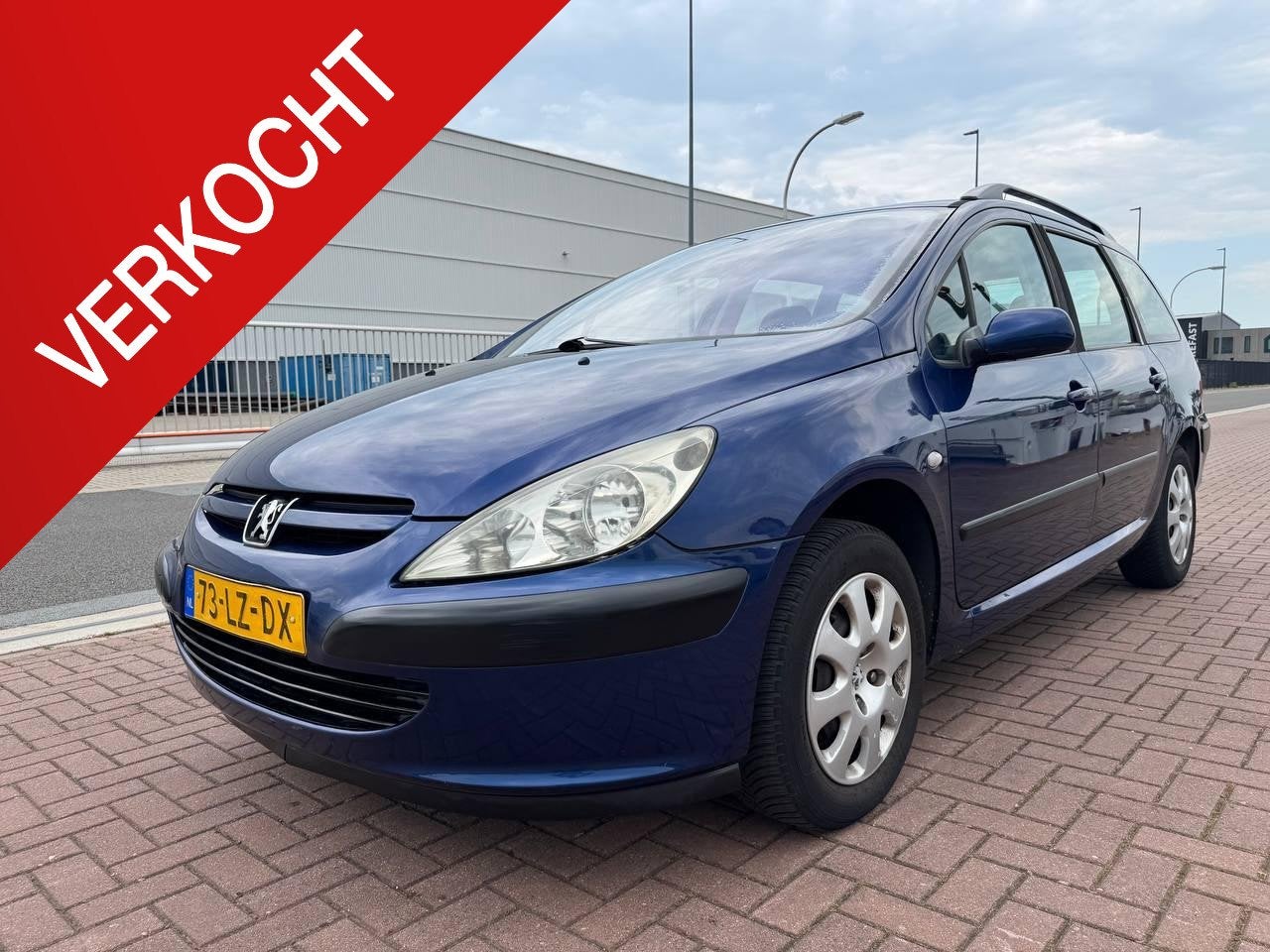 Peugeot 307 Break 1.6-16V, Auto's, Stof, Gebruikt, 4 cilinders, Blauw
