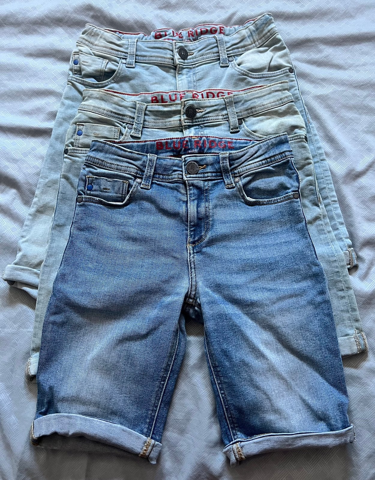 Korte spijkerbroeken WE mt 152, Kinderen en Baby's, Kinderkleding | Maat 122, Ophalen, Gebruikt, Jongen, Broek