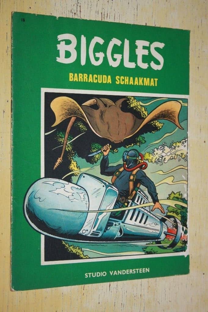 Biggles Barracuda schaakmat 15 1968 1e druk, Boeken, Eén stripboek, Ophalen of Verzenden, Gelezen