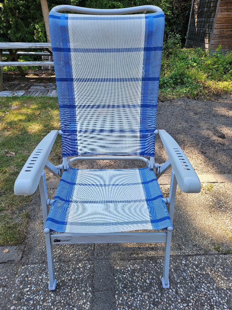 Dukdalf Campingstoel - Verstelbaar en Comfortabel, Ophalen, Gebruikt, Campingstoel