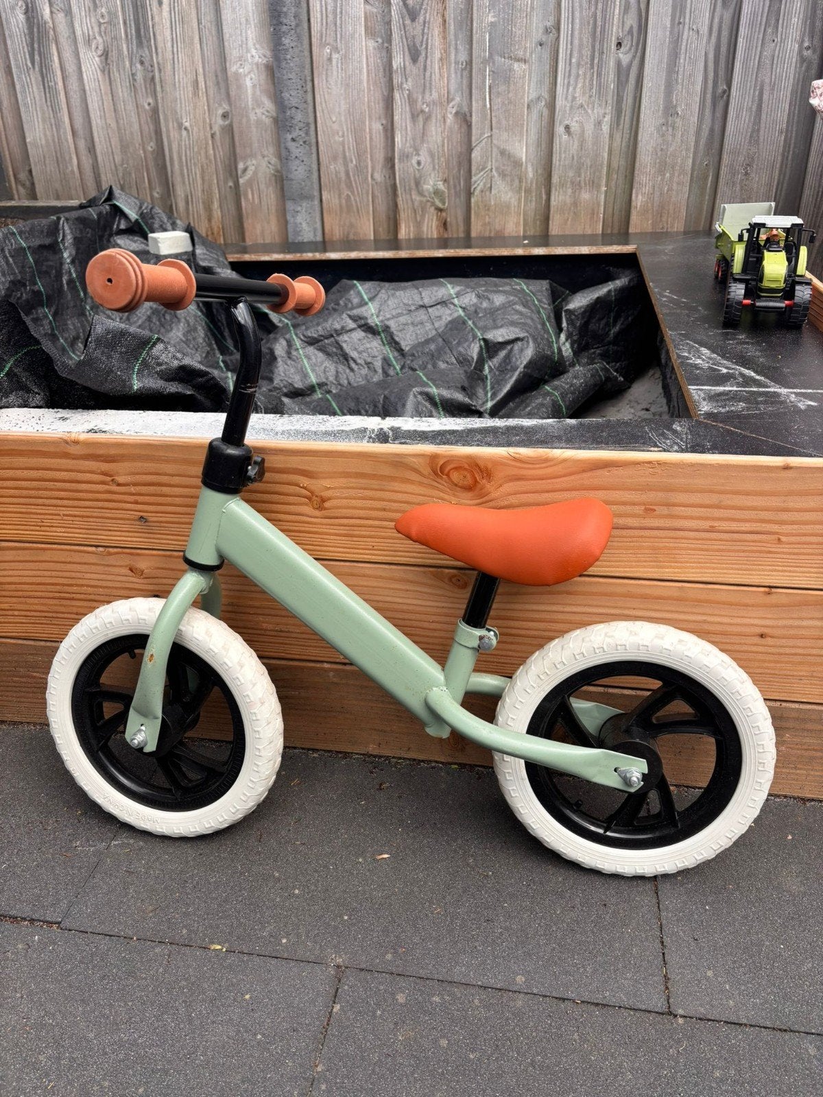 Loopfiets groen/bruin, Ophalen, Minder dan 16 inch
