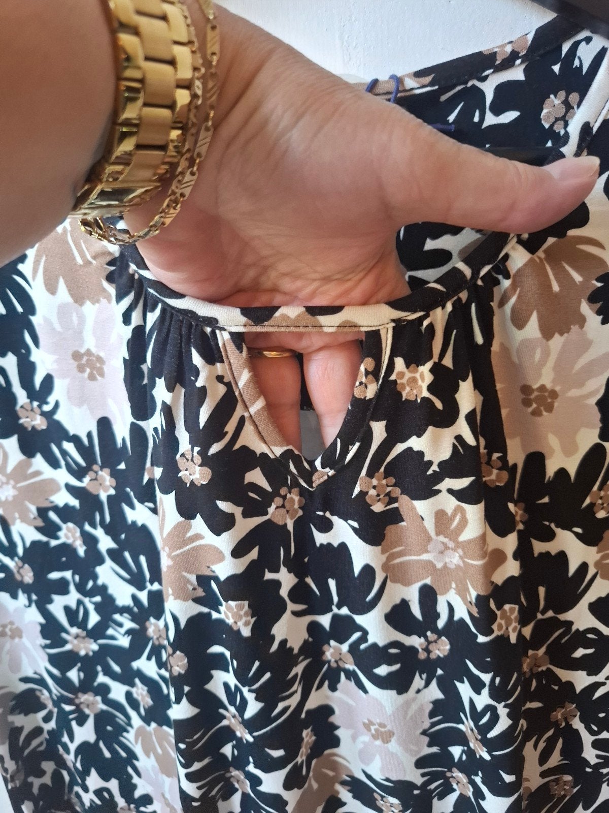 Ze-Ze top met bloemenprint maat: S/36 ruim!, Maat 38/40 (M), Onbekend, Ophalen of Verzenden, Korte mouw