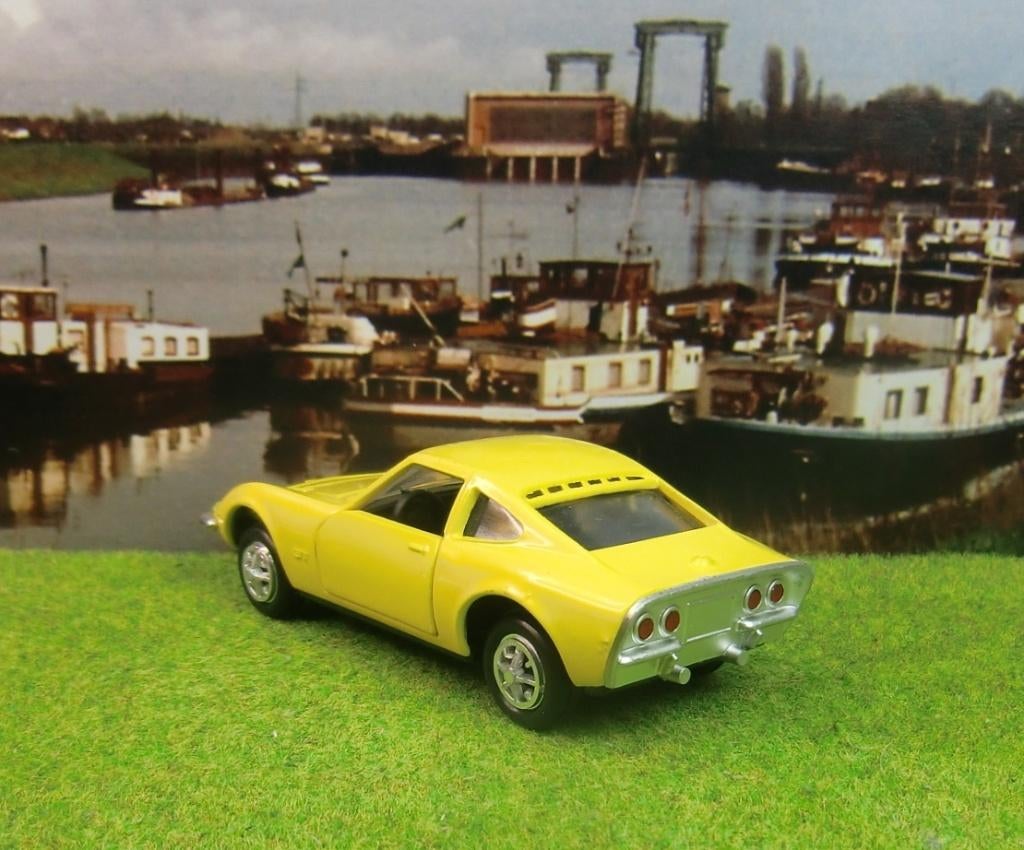 (57) Opel GT van Gama 1/43, Ophalen of Verzenden, Gebruikt, Auto, Gama