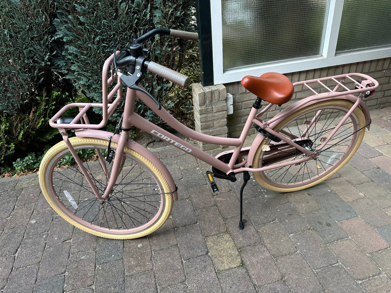 Cortego Transporter 26 inch Zalm [ in nieuw staat ], Fietsen en Brommers, Terugtraprem, Nieuw, Handrem, Ophalen