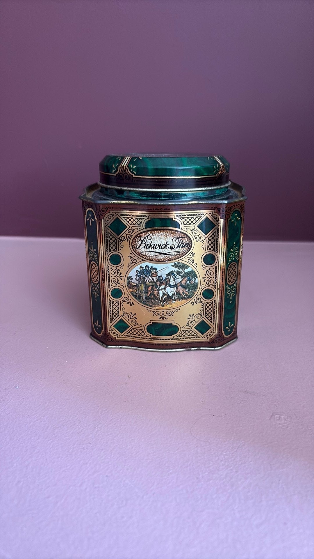 Vintage Pickwick Thee Blik - Douwe Egberts, Antiek en Kunst, Ophalen of Verzenden