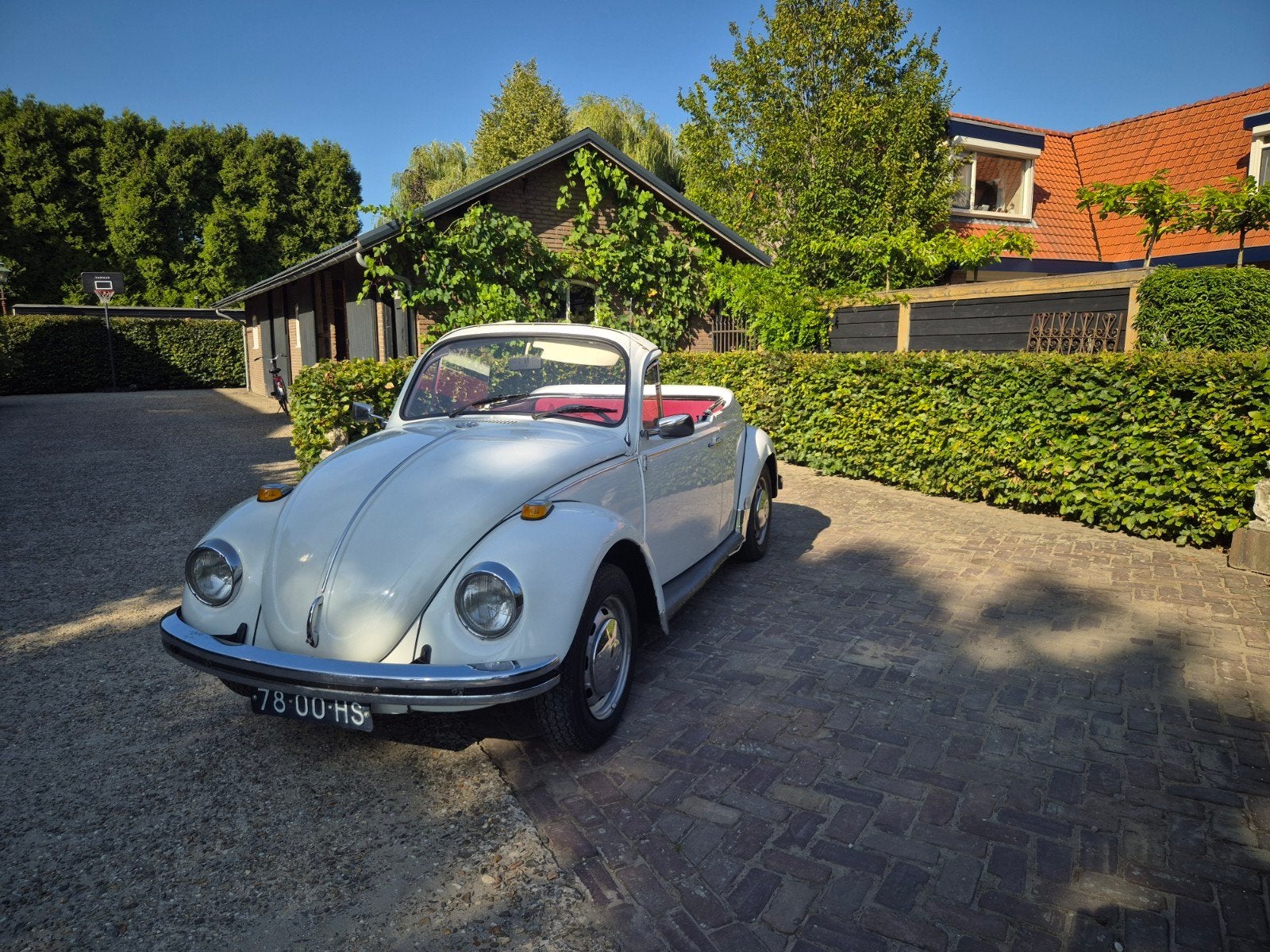 Volkswagen kever cabriolet, Auto's, Cabriolet, 800 kg, Wit, Origineel Nederlands