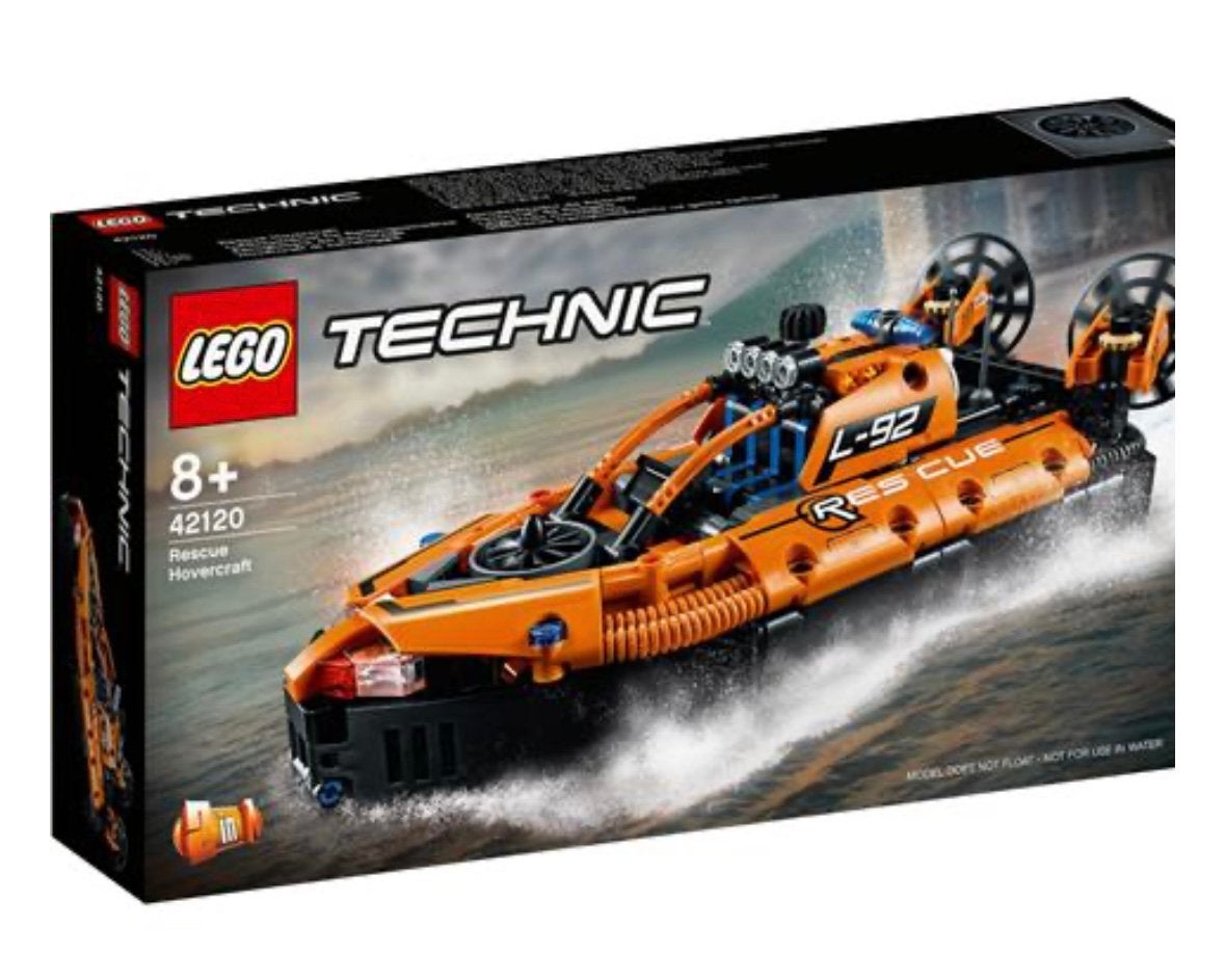 Technic LEGO - Rescue Hovercraft 42120 - in doos - zgan, Ophalen of Verzenden, Zo goed als nieuw