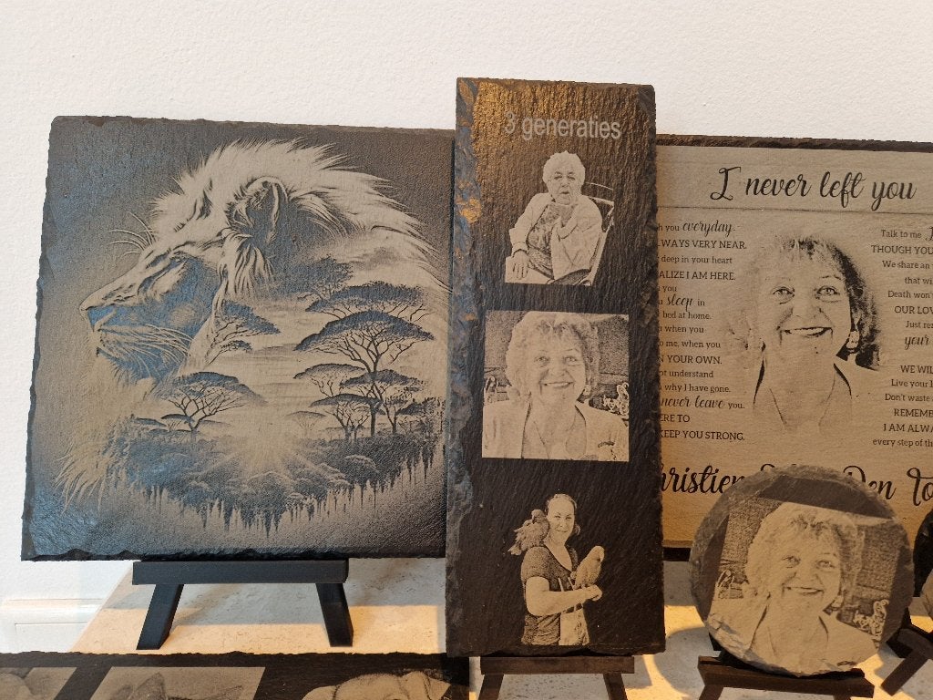 Leisteen met persoonlijke of bestaande gravering, Ophalen of Verzenden, Nieuw, Minder dan 50 cm, Overige typen