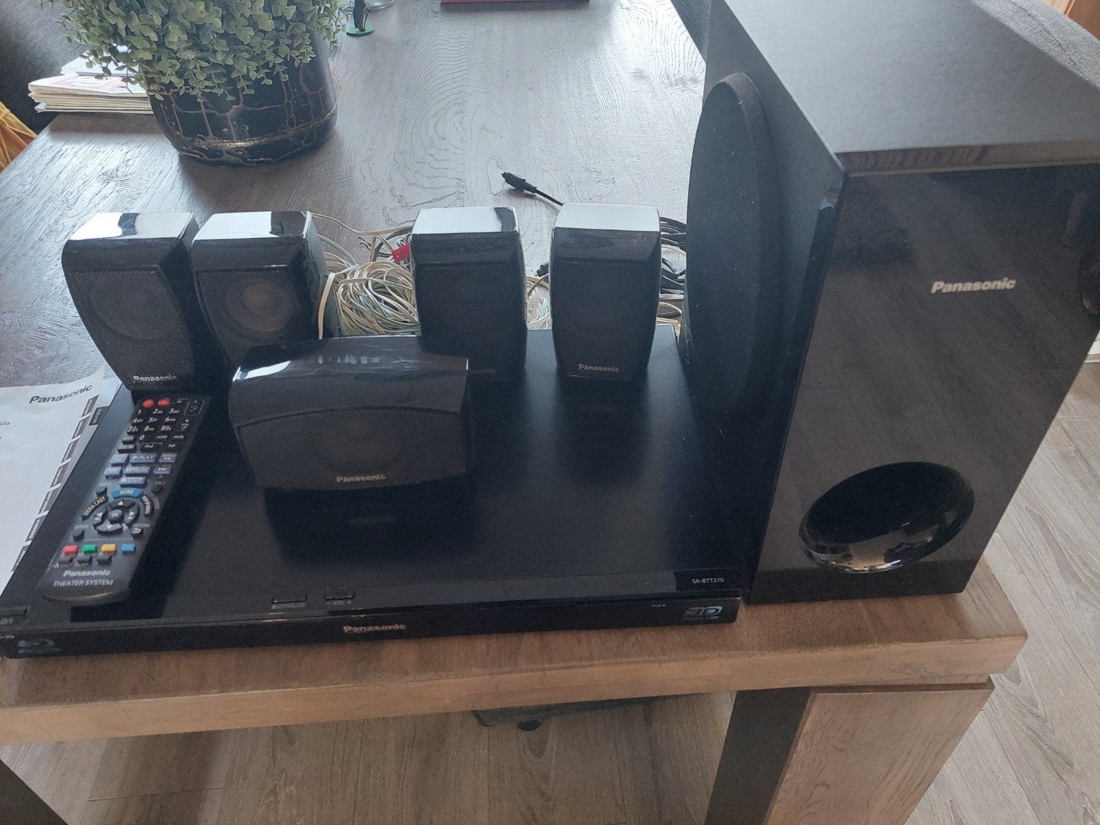 Panasonic Blu-ray Home Cinema Set 5.1, Ophalen, Gebruikt, Panasonic, Blu-ray-speler
