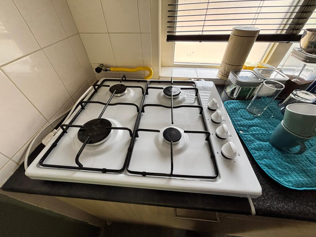 Etna gas kookplaat 58x51cm, Zo goed als nieuw, Inbouw, Gas, 4 kookzones
