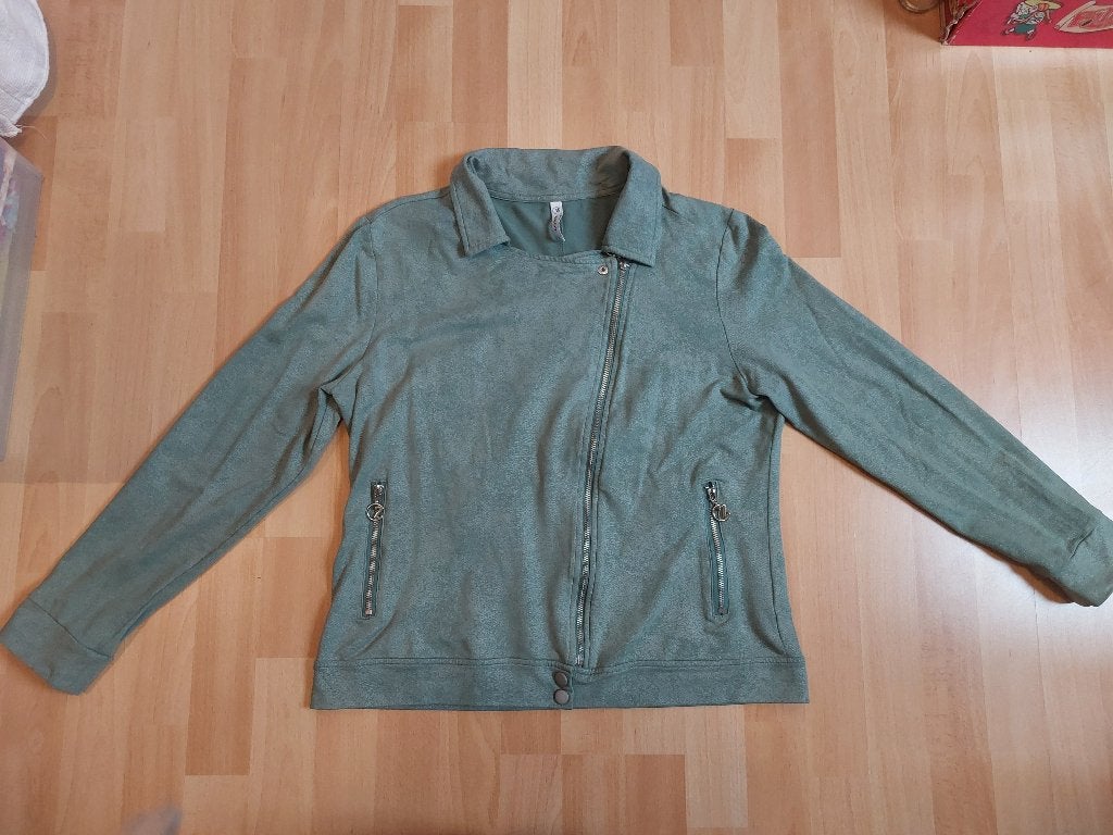 Groen vest/jas *Zoso*, Maat 42/44 (L), Ophalen of Verzenden, Zo goed als nieuw, Groen