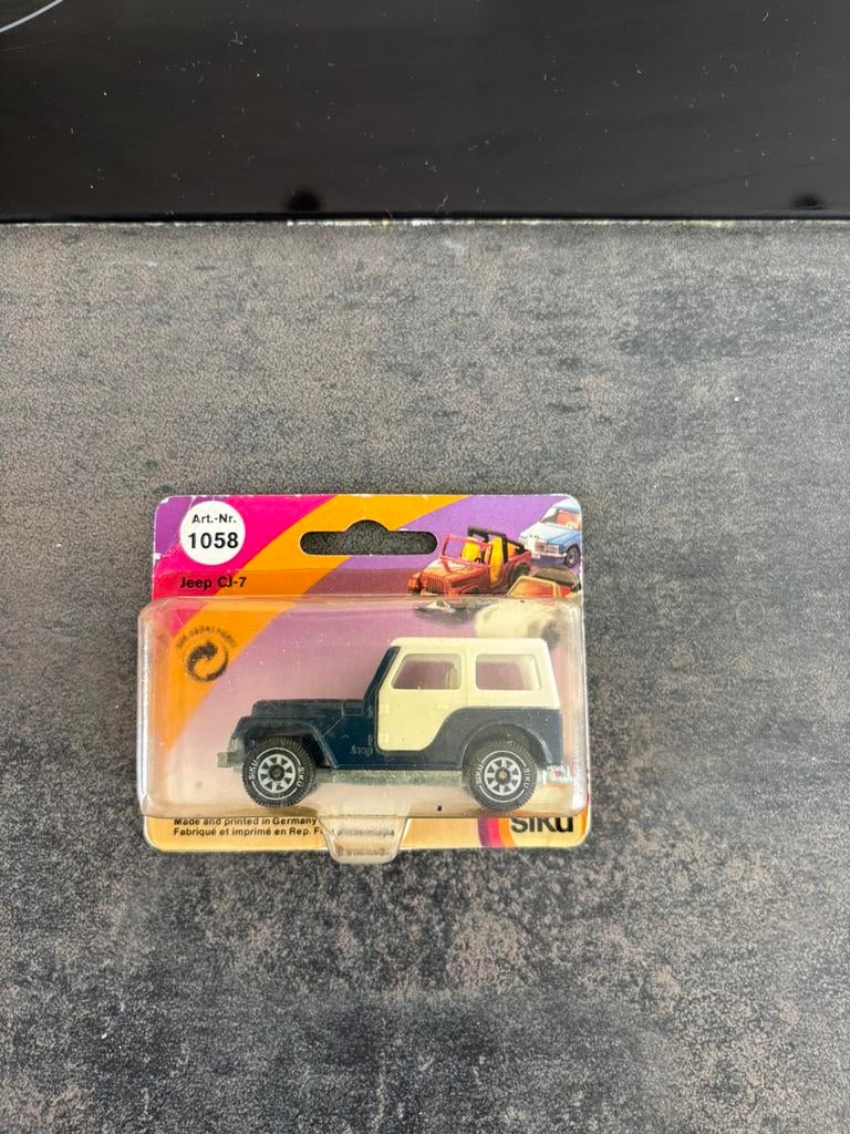 Siku Jeep CJ 7, Ophalen of Verzenden, Nieuw, Auto, SIKU