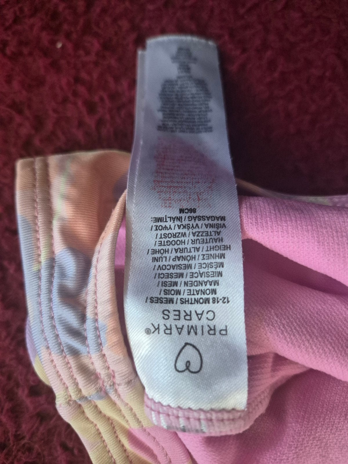 Primark Cares Badpakje met bloemenprint - Maat 86, Ophalen, Gebruikt, Meisje, Maat 86
