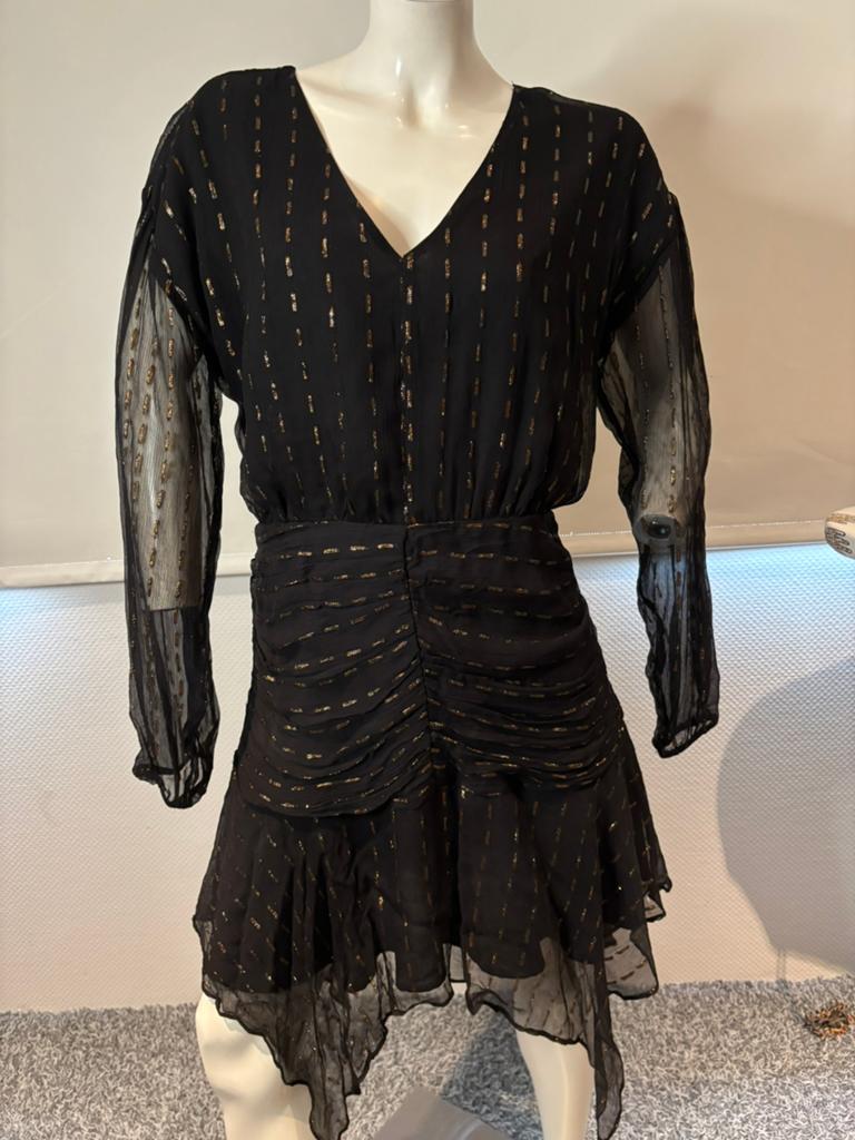 Walter Baker zwart goud jurkje maat 40, Kleding | Dames, Jurken, Maat 38/40 (M), ., Zwart, Ophalen of Verzenden