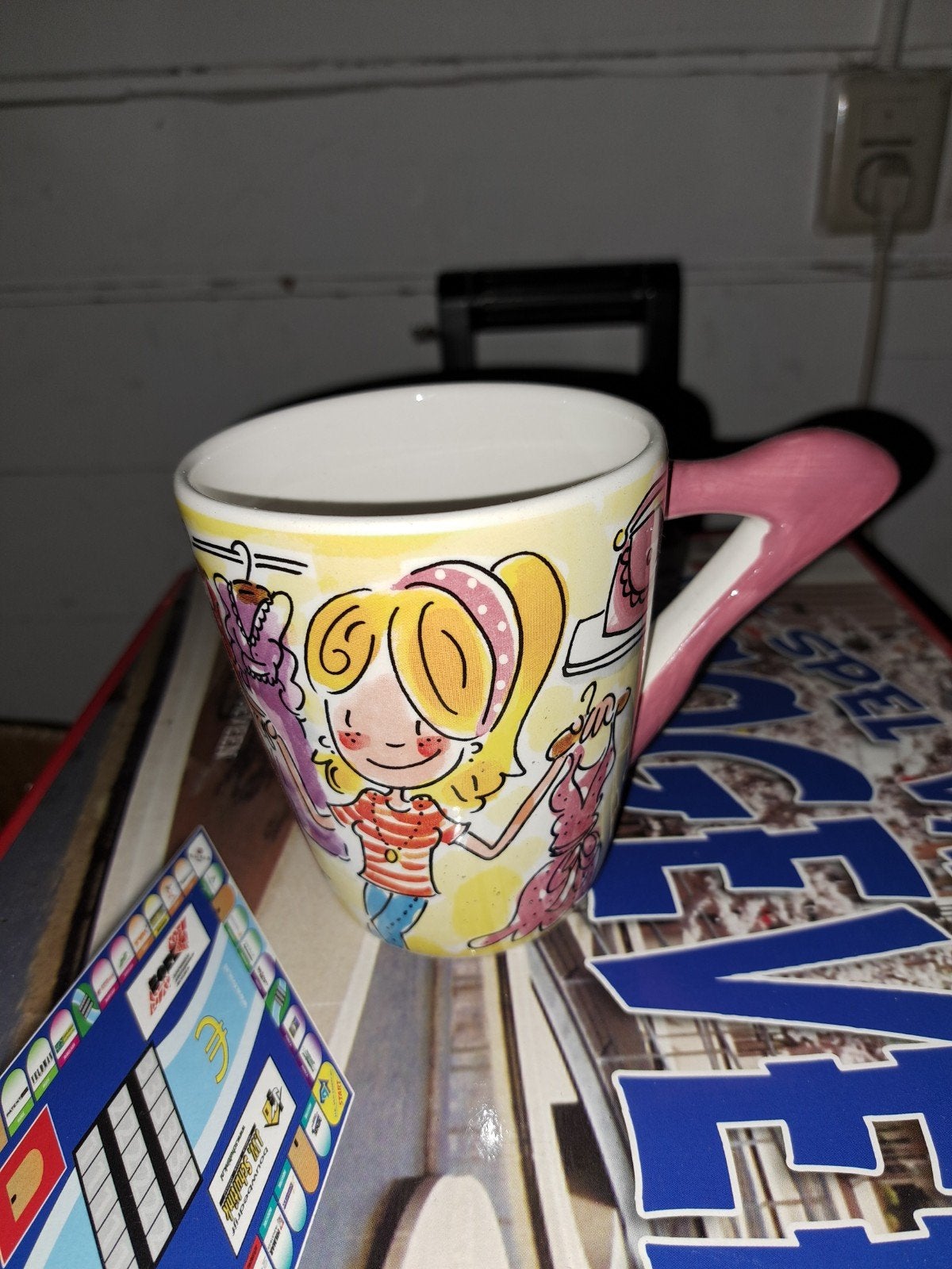 Blond Amsterdam mok 'Pink is my favorite color', Ophalen of Verzenden