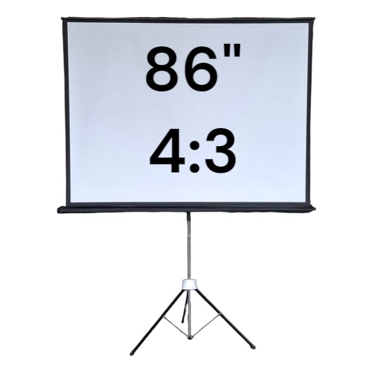 Beamerscherm/Projectiescherm 86inch met statief - New, Ophalen of Verzenden, Handmatig, Nieuw