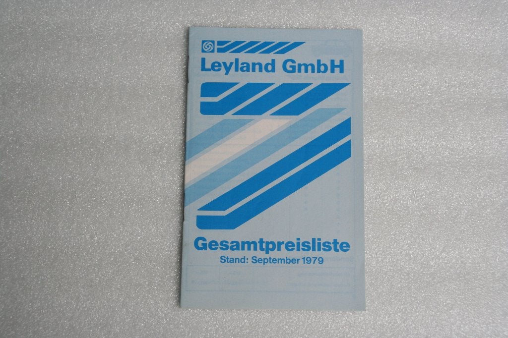 Folder British Leyland prijslijst (09-1979) (1), Ophalen of Verzenden, Nieuw, Overige merken