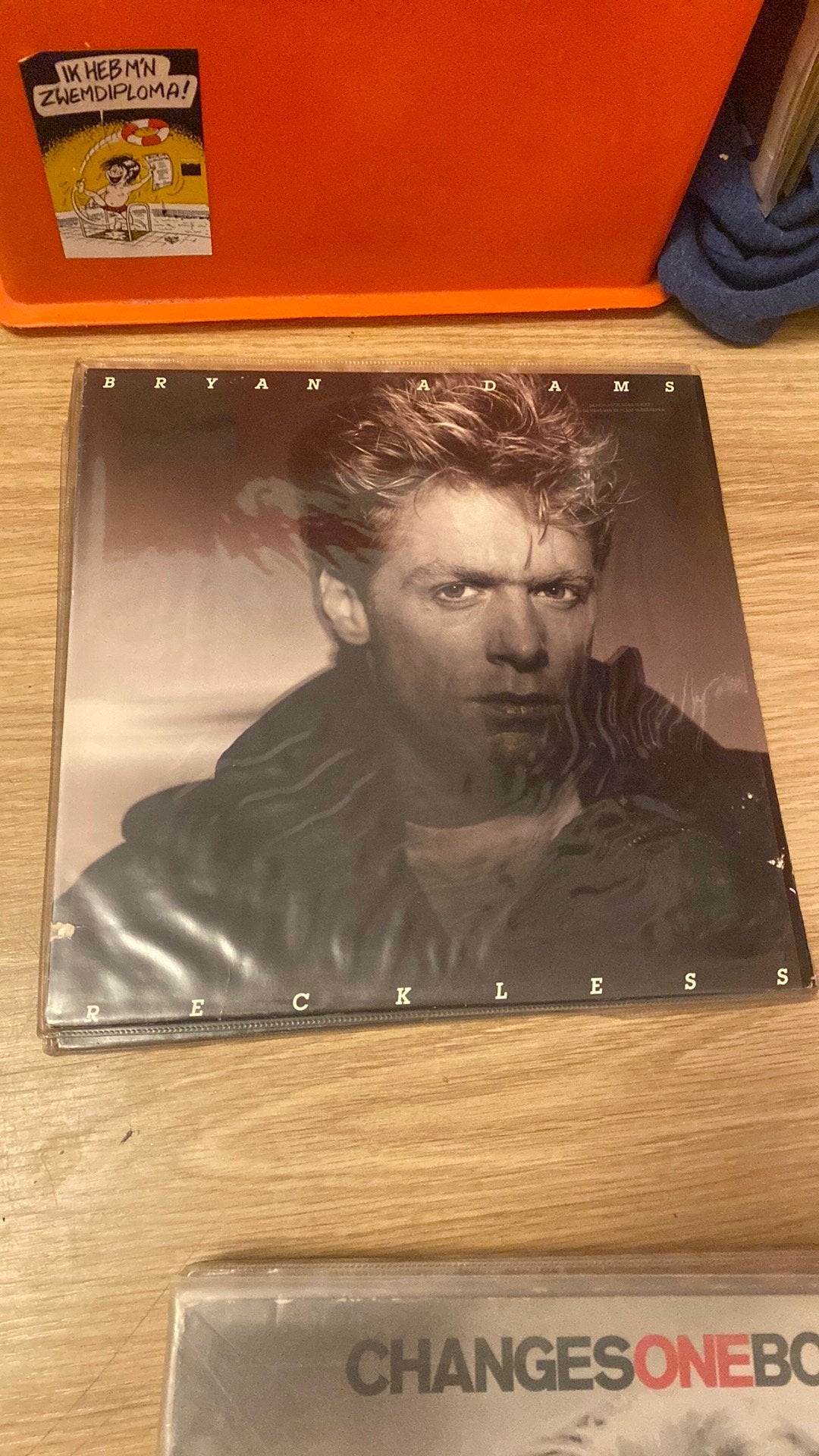Lp bryan adams, reckless, Ophalen of Verzenden, Zo goed als nieuw, Overige formaten, Poprock