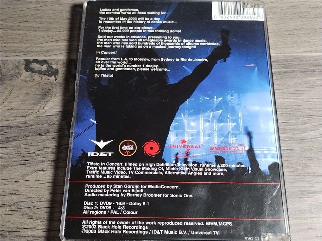 Tiësto ‎– Tiësto In Concert [2 DVD], Alle leeftijden, Ophalen of Verzenden, Zo goed als nieuw