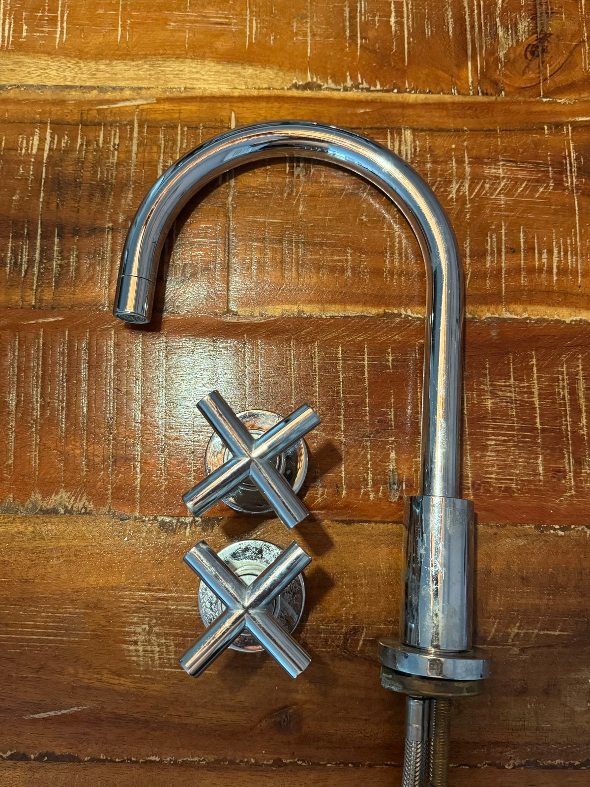 Dornbracht Kraan - 28cm hoog, 17cm diameter, Ophalen of Verzenden, Gebruikt, Chroom, Kraan