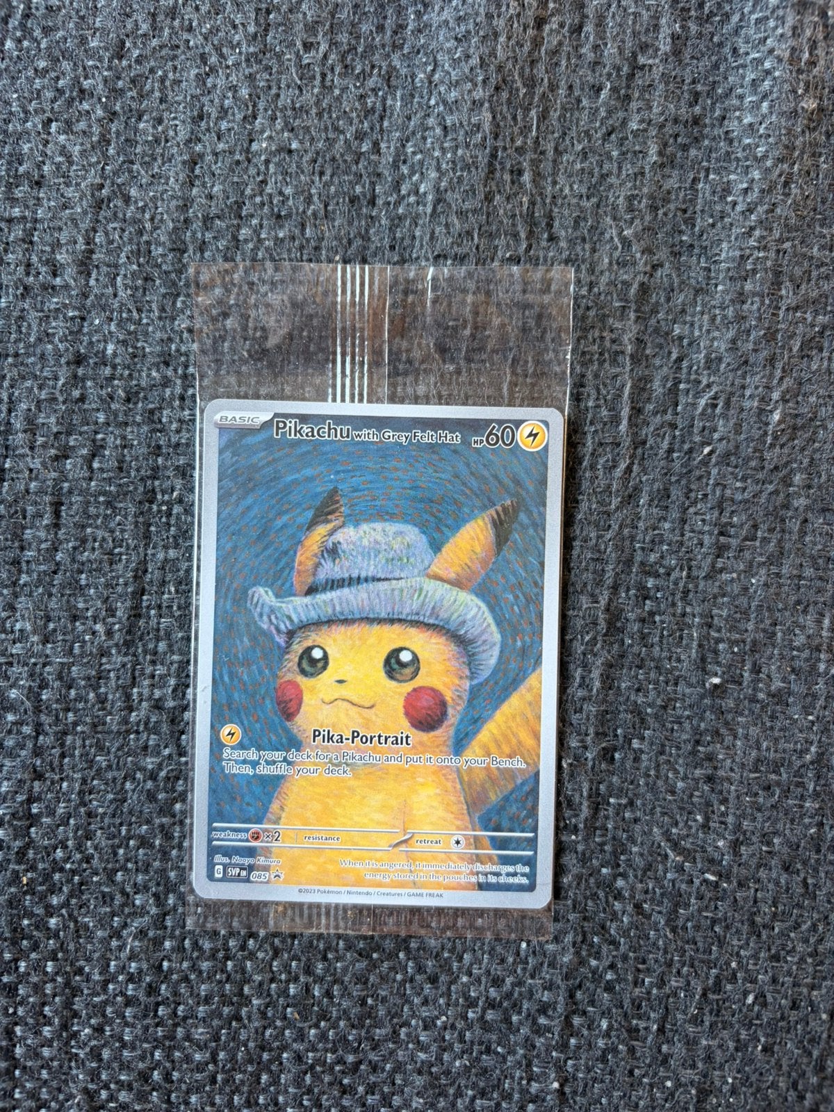 Pikachu van Gogh SEALED, Ophalen of Verzenden, Nieuw, Losse kaart