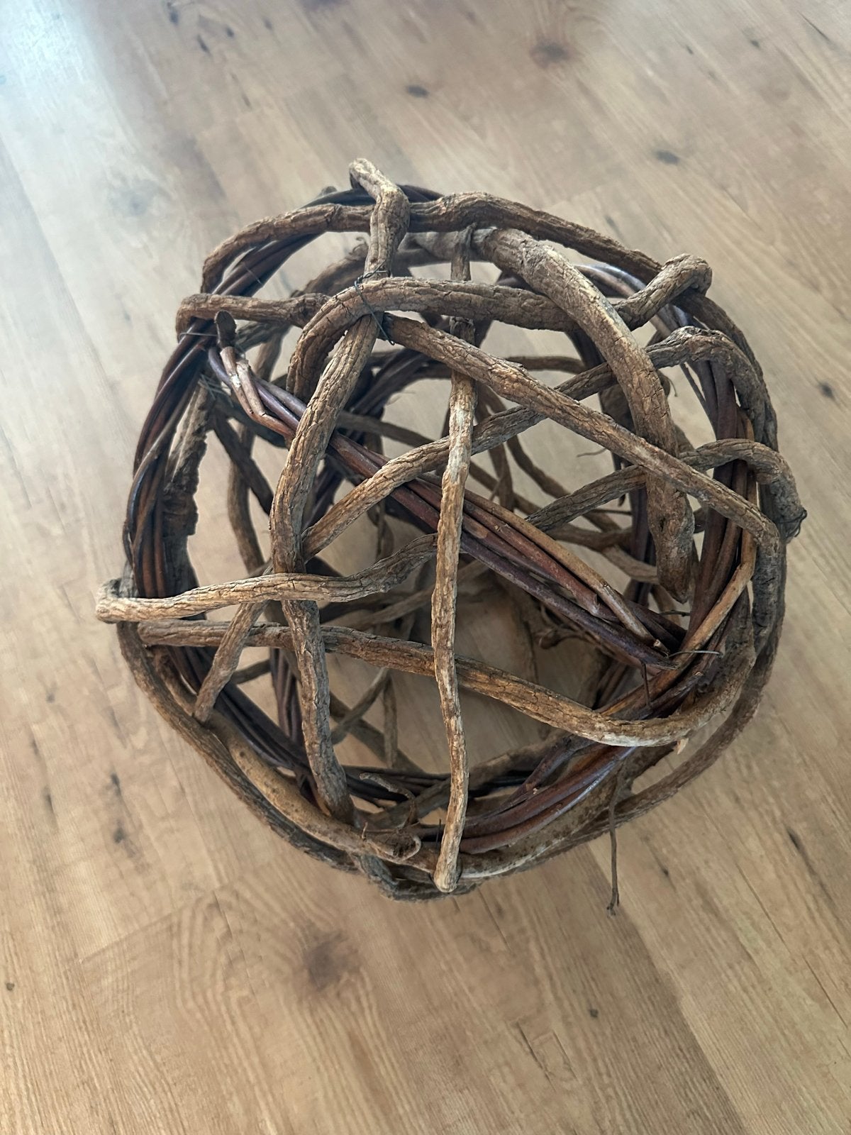 Decoratiebol van drijfhout, Hout, Gebruikt, Ophalen of Verzenden, Landelijk