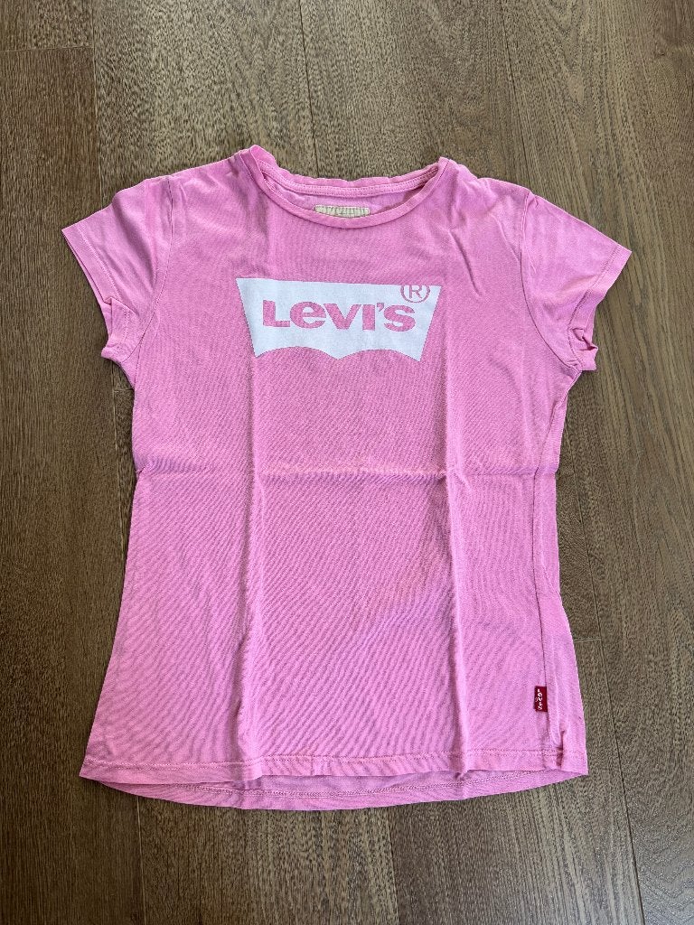 Roze Levi's t-shirt / shirt maat 152 / 12 jaar, Kinderen en Baby's, Gebruikt, Meisje, Ophalen of Verzenden, Shirt of Longsleeve